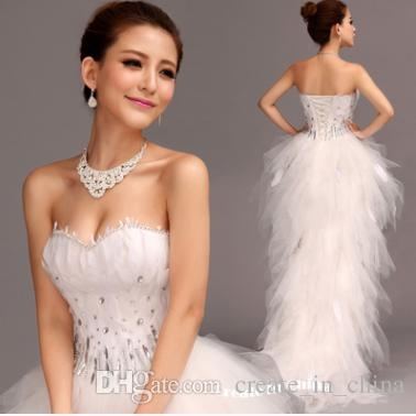 Fashion Spaghetti Strap Corset Back Ruffle Tulle Short Front Long Back High  Low Prom Dress $190