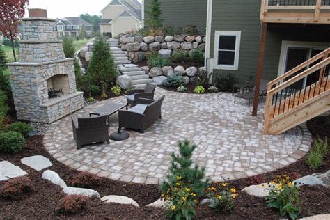 Full Size of Patio:40 Contemporary Walkout Basement Patio Ideas Elegant Walkout Basement Patio New